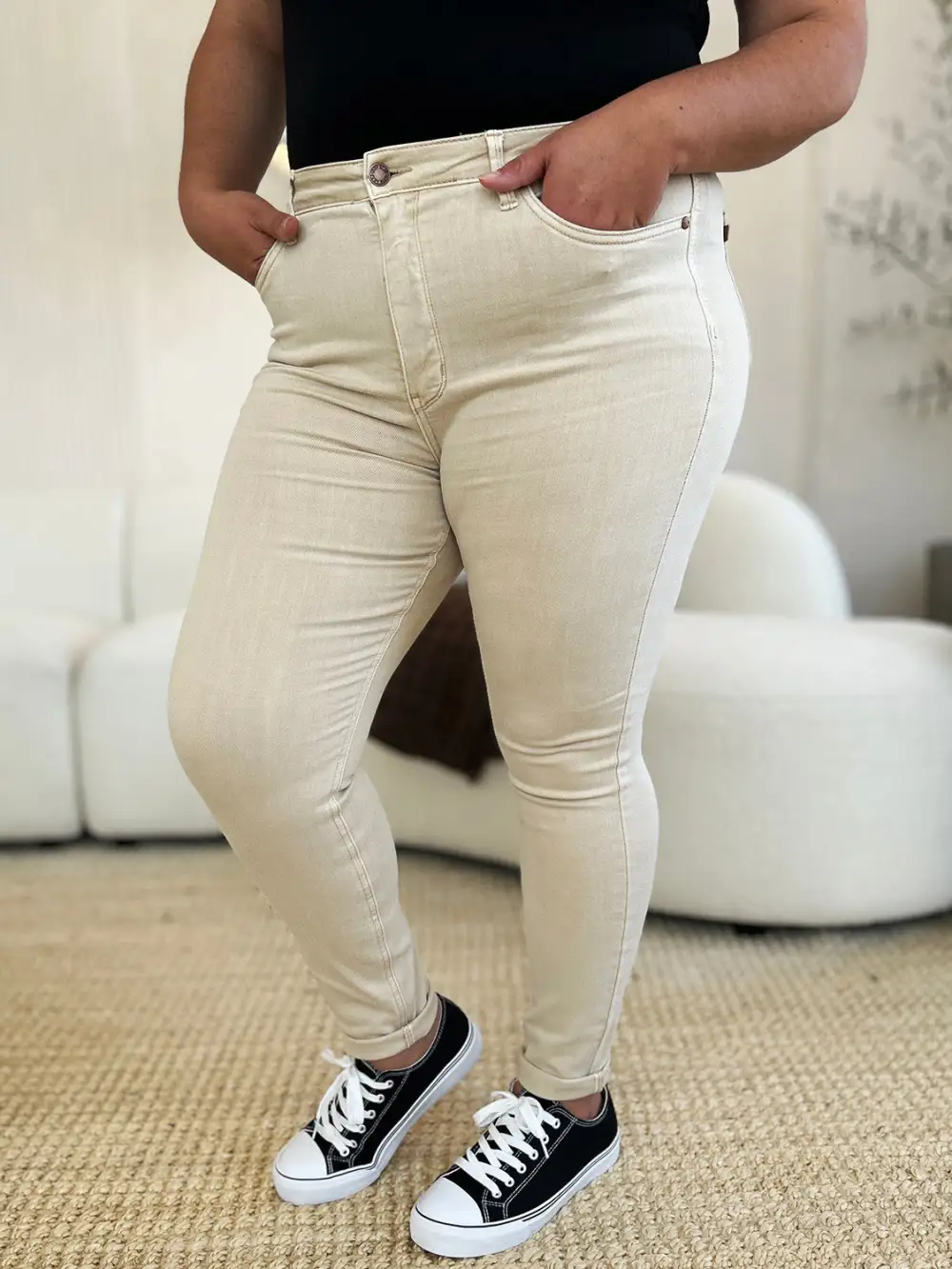 Smooth Skinny Denim Jeans