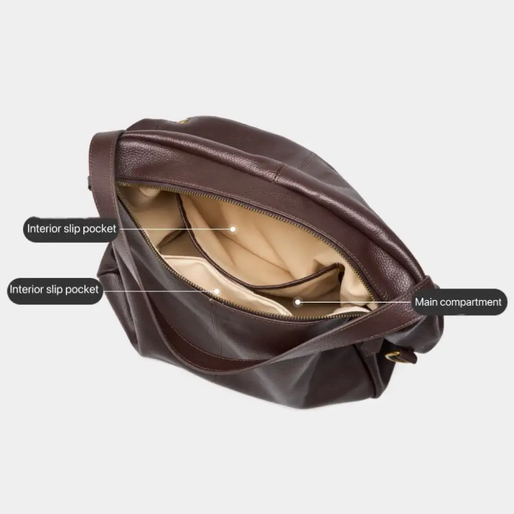 Structured Minimal Leather Handbag