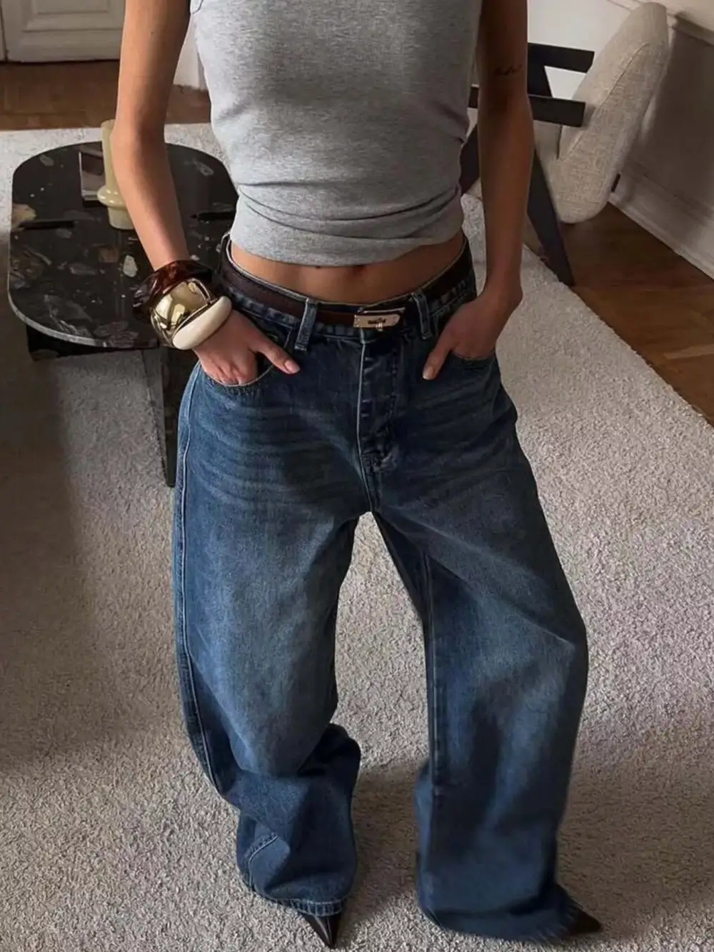 Soft Minimal Denim Jeans