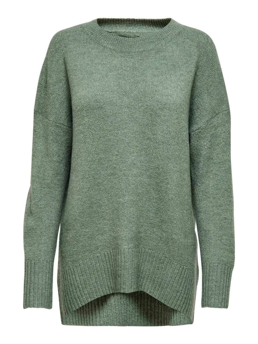 Crew Neck Plain Colored Cotton Sweaters