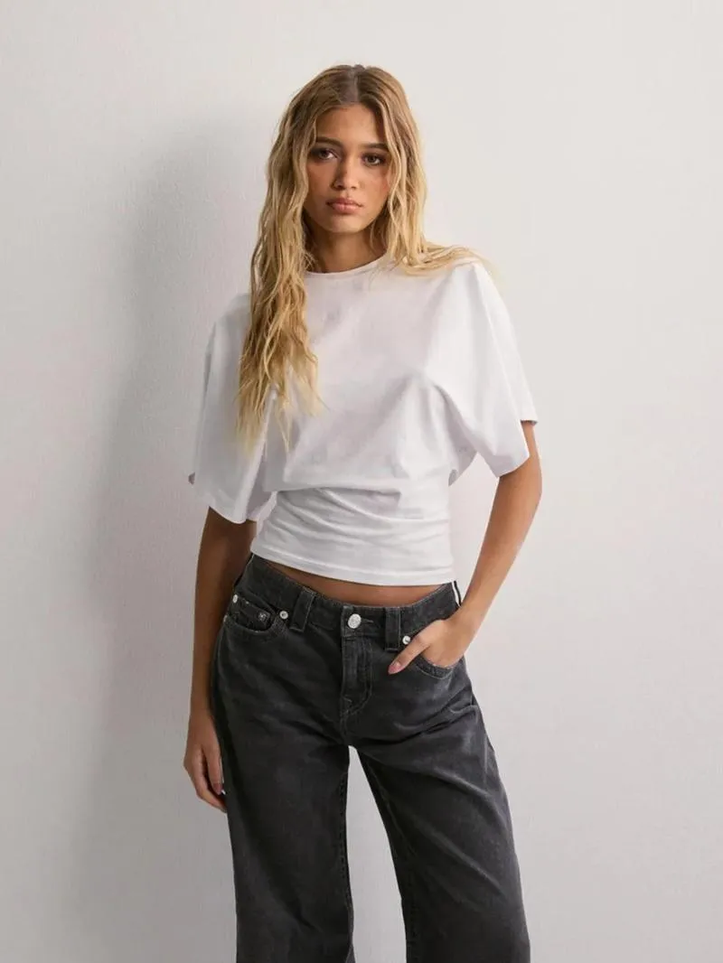 Women's Solid Color Round Neck Tee