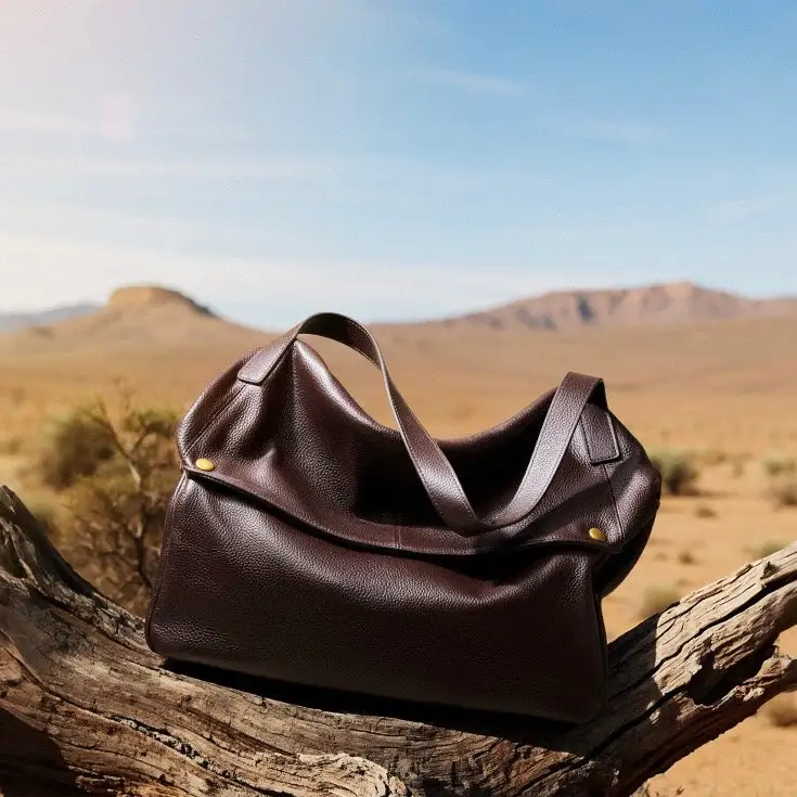 Structured Minimal Leather Handbag