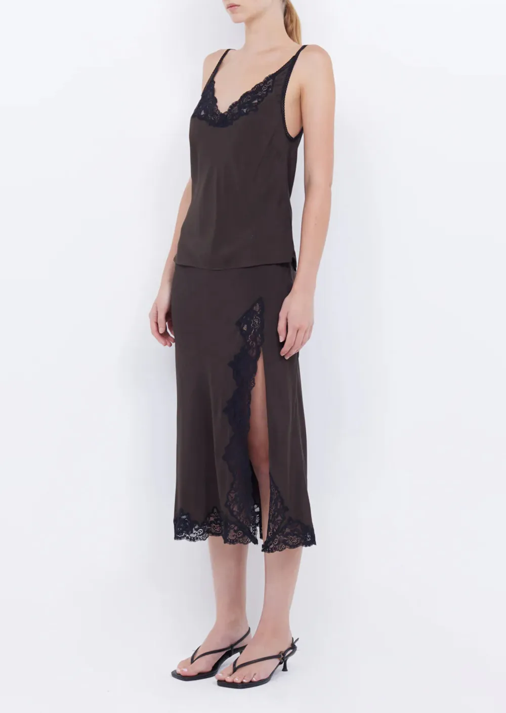 LACE DETAIL CAMI DRESS