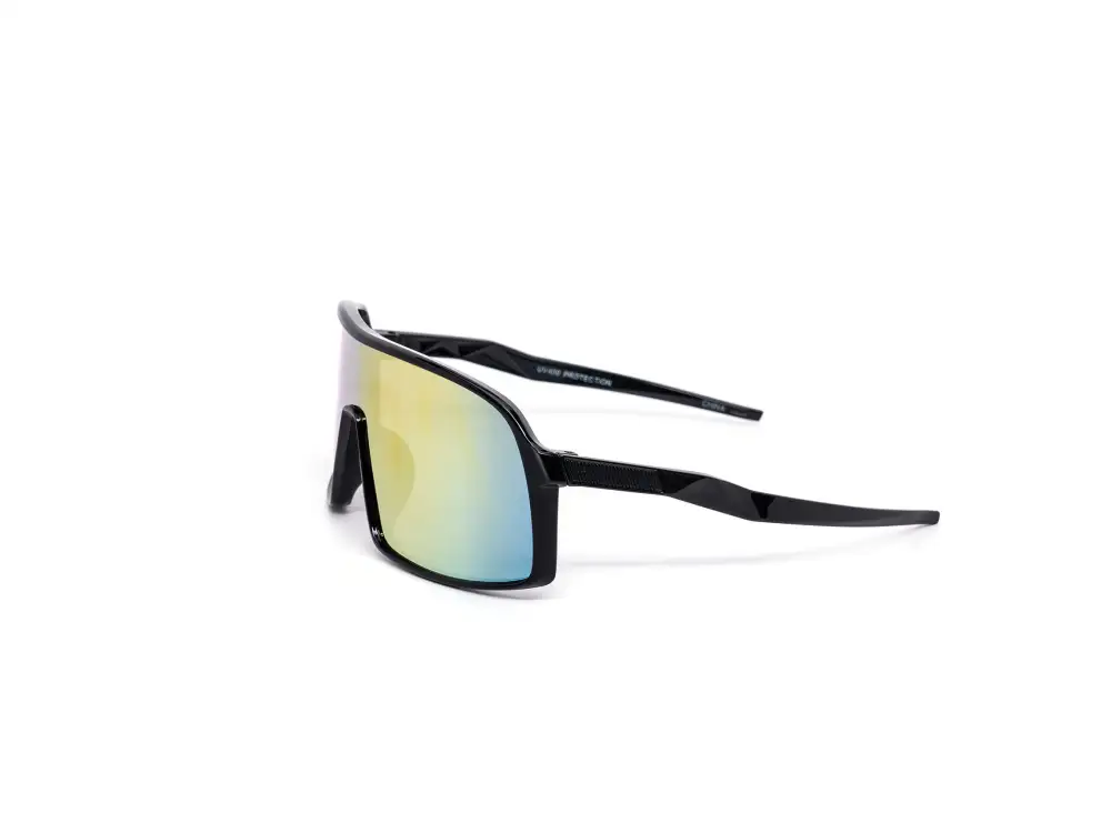 12-Pack Kids Neon Sport Shield Burnt Mirror Sunglasses