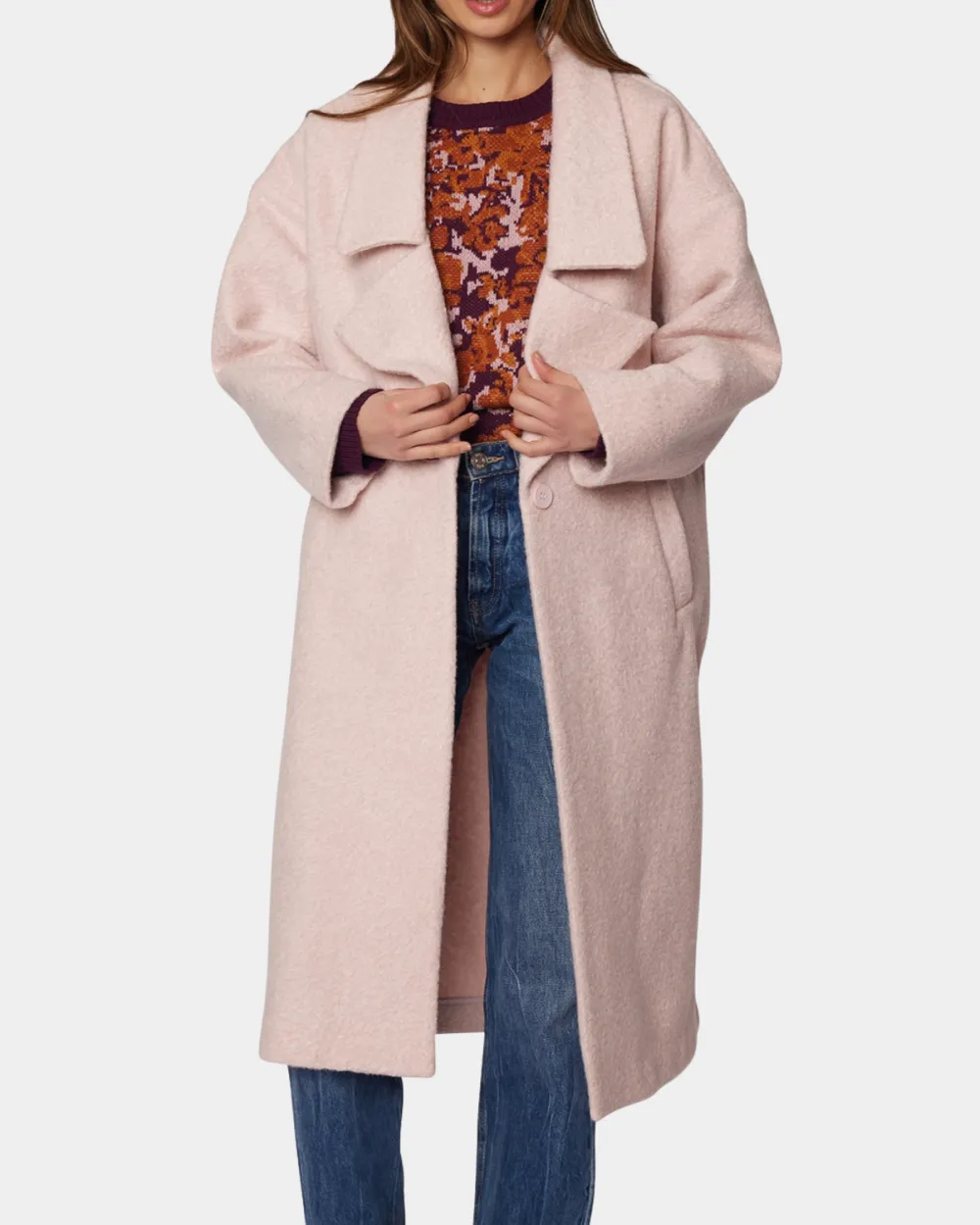 Boucle Textured Coat