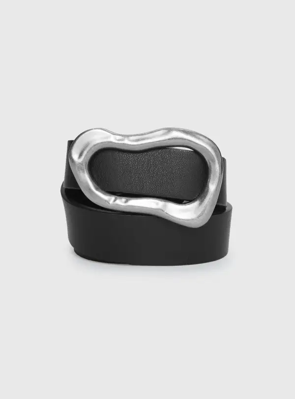 Buckle Faux Leather Fresh Belt