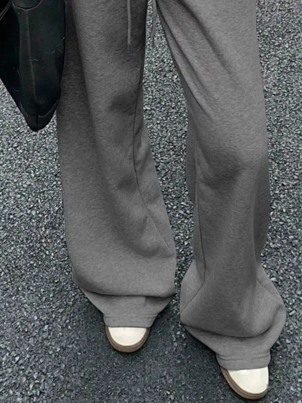 Wide-Leg Drawstring Pocketed Sweatpants
