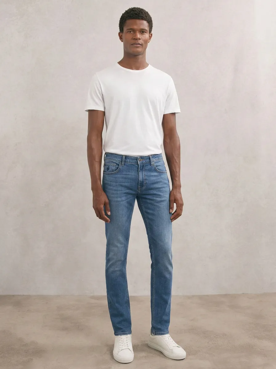 Men's Urban Everyday Slim Fit Stretch Denim Jeans