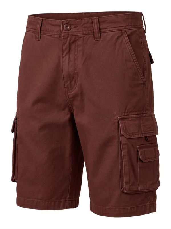 Men's Outdoor Tactical Olive Green Multi-Pocket Cargo Shorts