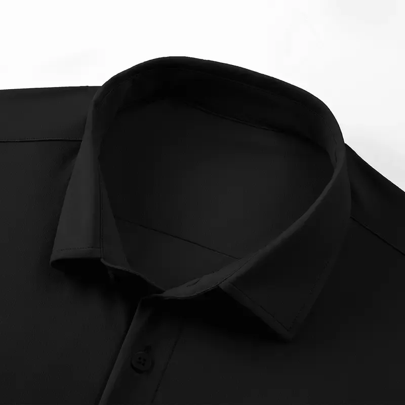 Men's Muscle Fit Dress Shirts Casual Button Down Shirt Short Sleeve Wrinkle-Free Shirts