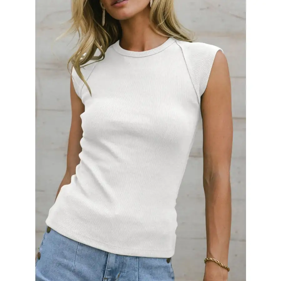 Simple Round Neck T-shirt