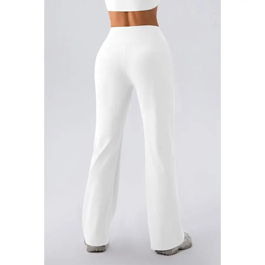 High Waist Straight Active Pants