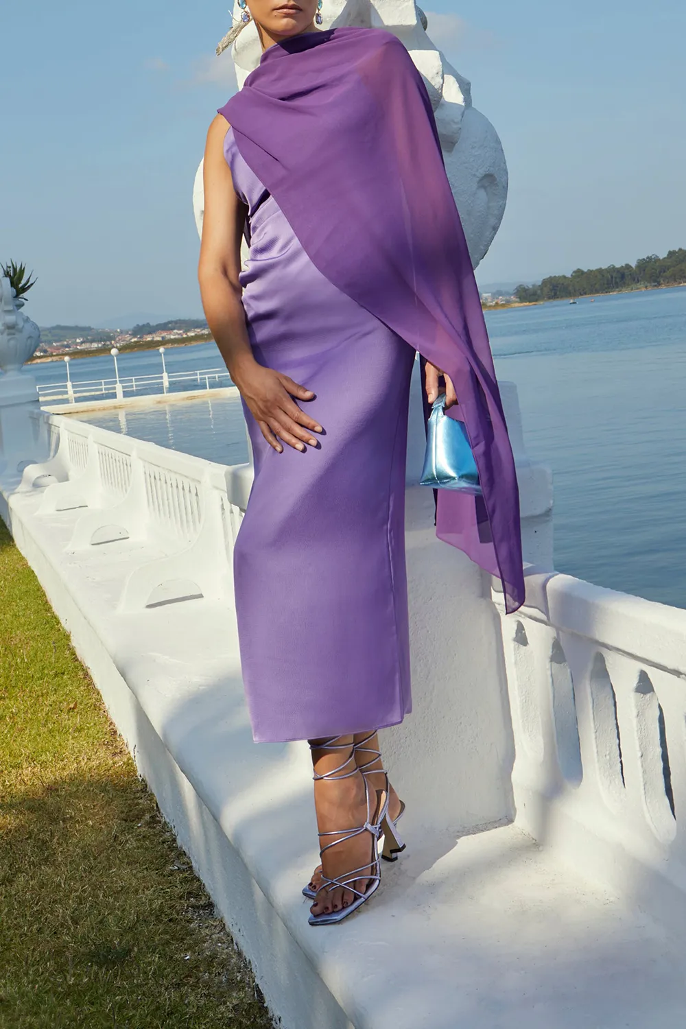 Women's Purple Shawl