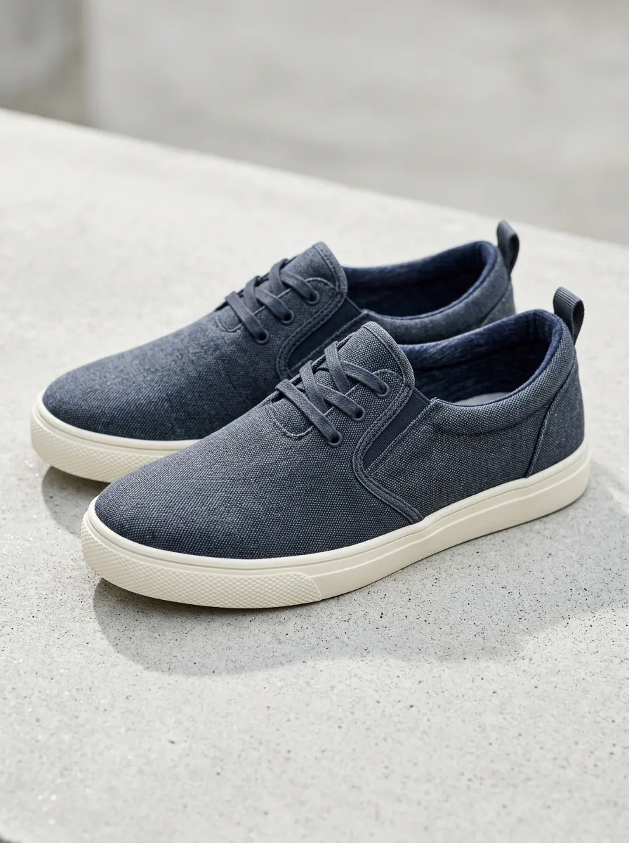 Unisex Elastic Canvas Shoes with Casual