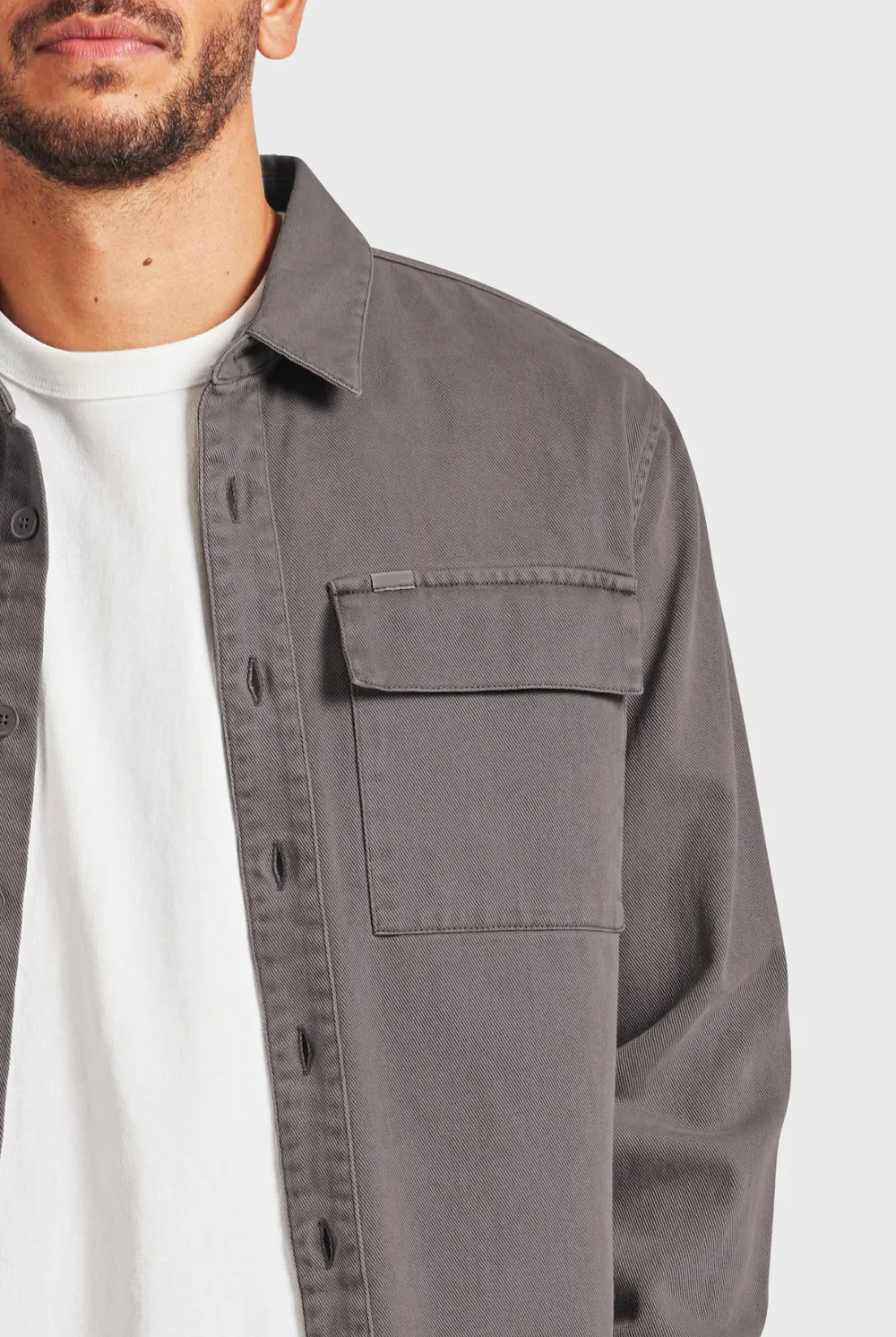 Blue Corduroy Essential Overshirt