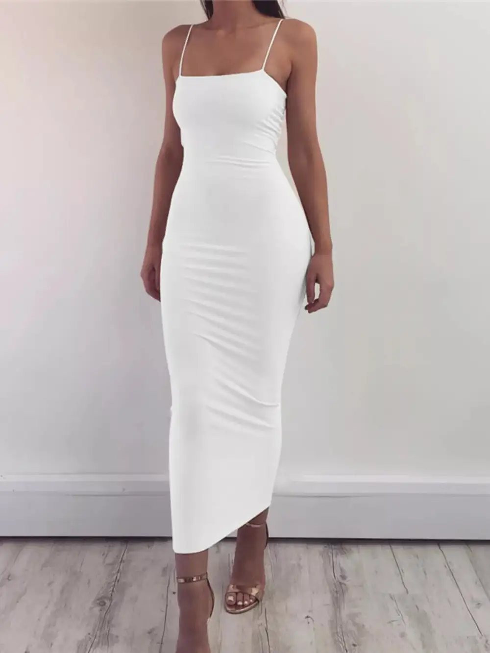 Lightweight Feel Sleeveless Midi Dress