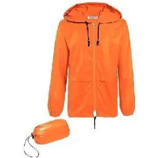 Men's Packable Jacket Outdoor Waterproof Hooded Lightweight Classic Cycling Raincoat for Hiking/Outdoor/Camping Fabric Menswear Zipper Breathable Relaxed Fit Long Sleeve Tops Athletic Outerwear Activewear Blazer