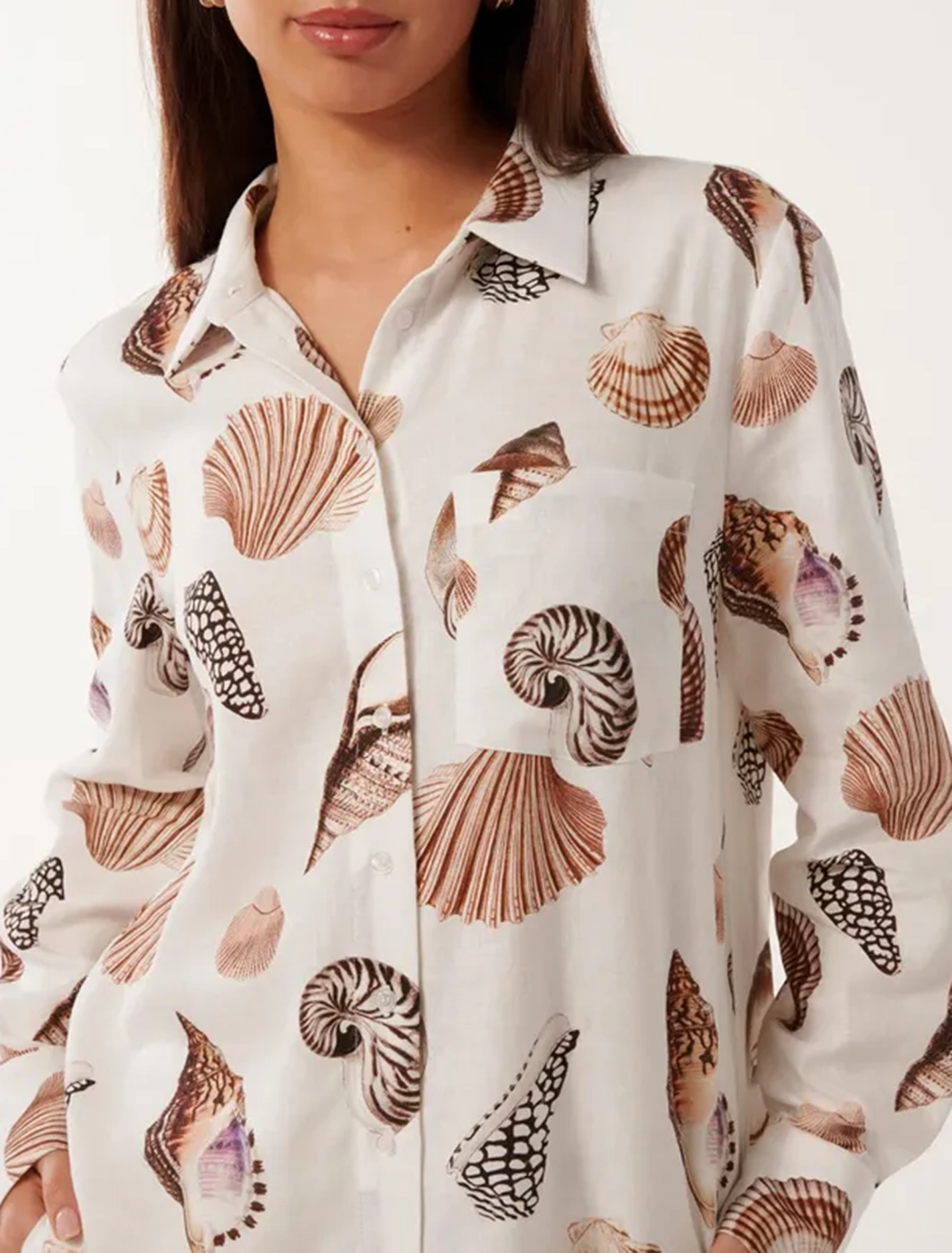 Oversized Linen Shirt