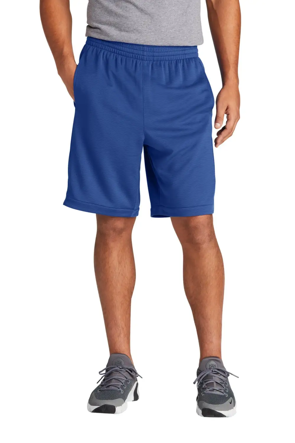 Pocketed Mesh Athletic Shorts