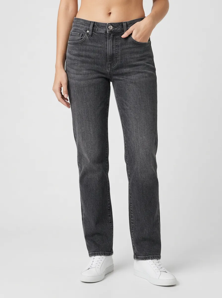 Washed Laid Back Jeans
