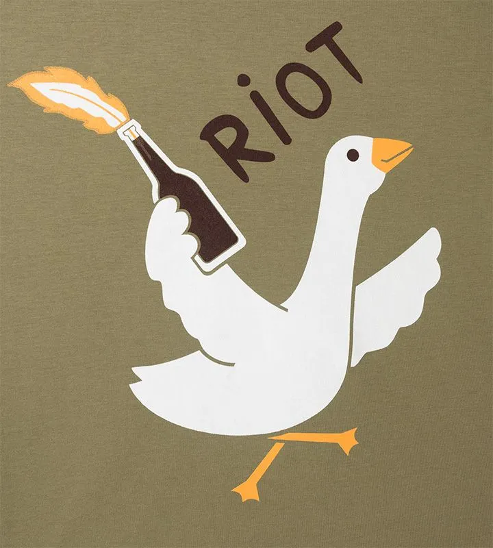 Duck Pattern Crew Neck T-Shirt