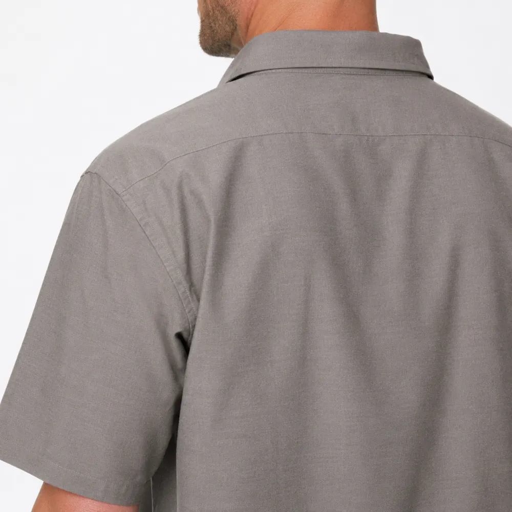 Men's Utility Button-Up Short Sleeve Pocket Shirt