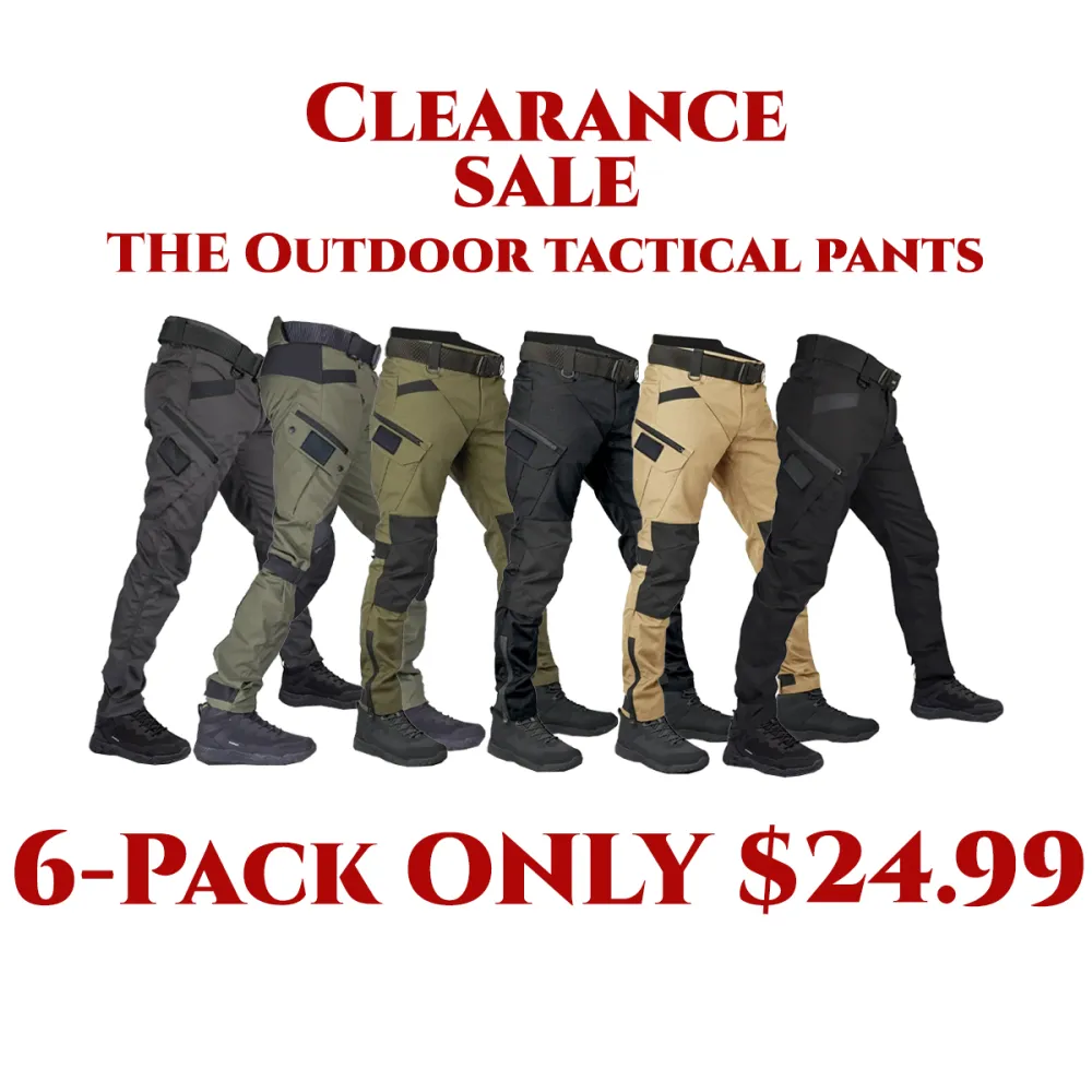 🚨Last Day 49% Off - Men's Military-Grade Tactical Combat Pants - Waterproof and Windproof Outdoor Gear - Heavy-Duty, Tear-Resistant, Built for Action