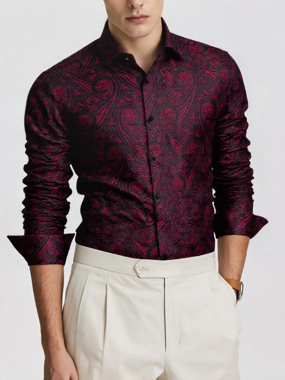 Everyday Paisley Silk Dress Shirt
