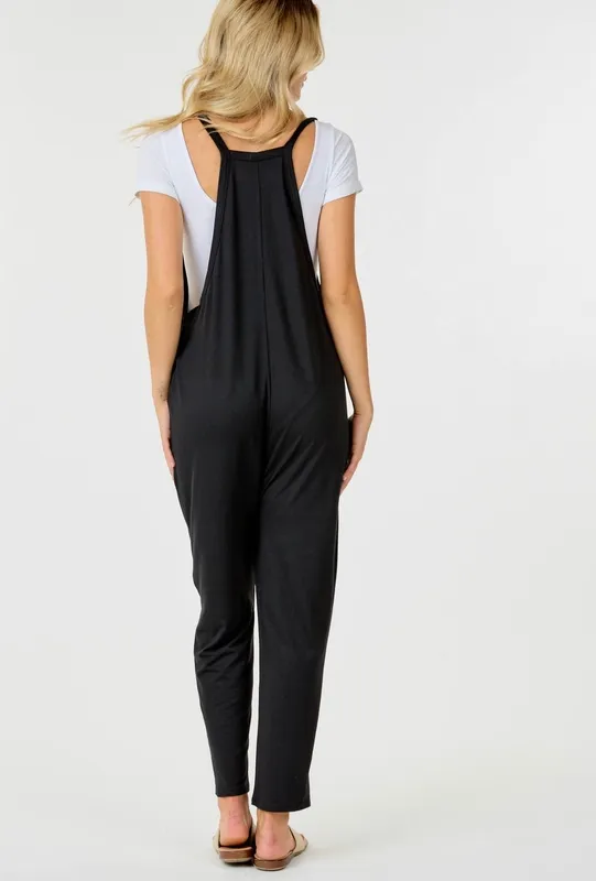 Black Sleeveless Jumpsuit