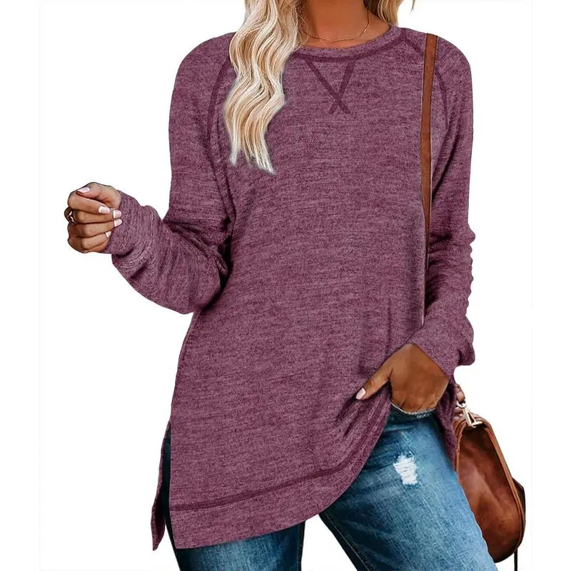 Tunic Tops for Women 2025 Long Sleeve Shirts for Leggings Loose Fit Sweaters