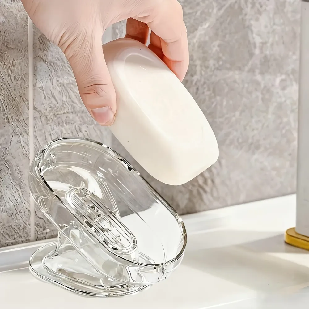 Drainable Soap Dish for Bathroom