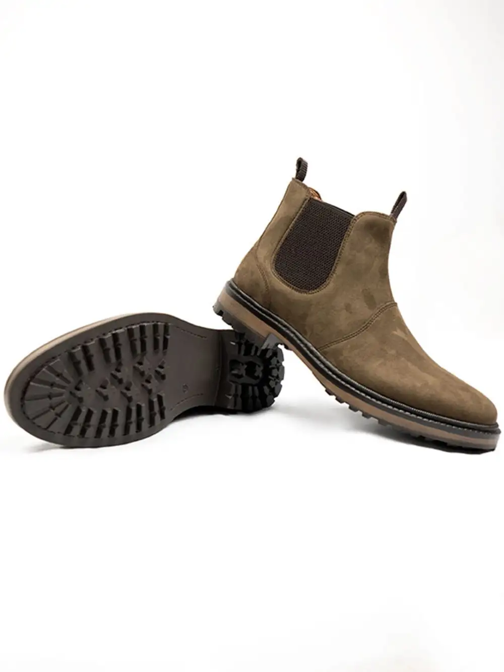 Women's Water Resistant Vegan Suede Chelsea Boots