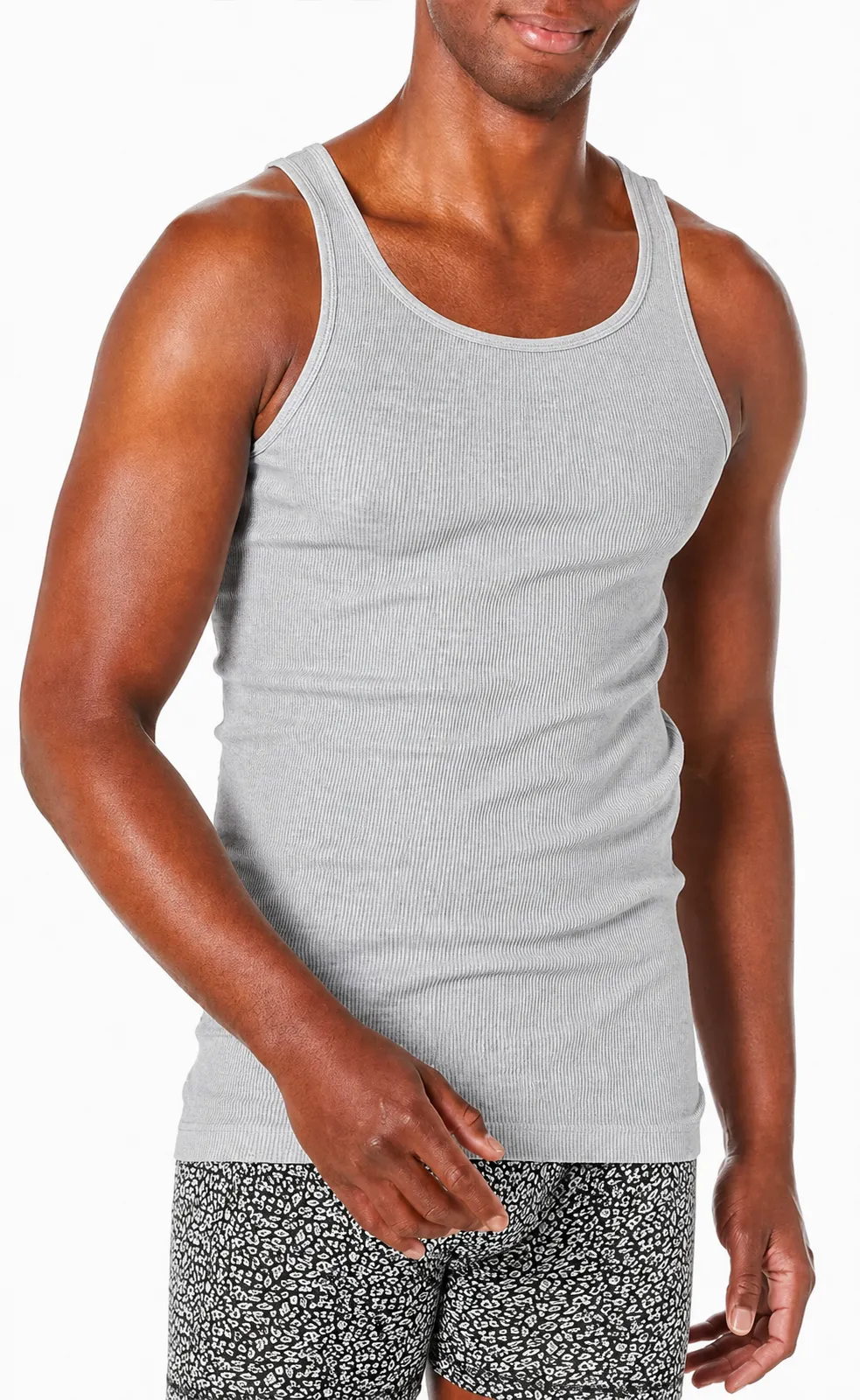 FINAL SALE⚡8 Packs for $24.99⚡Value Bundle Men's Ribbed Cotton Tank Undershirts, Breathable Sleeveless Base-Layer Vests