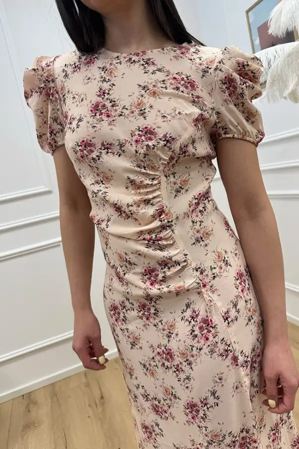 Terra Maxi Ruched Dress