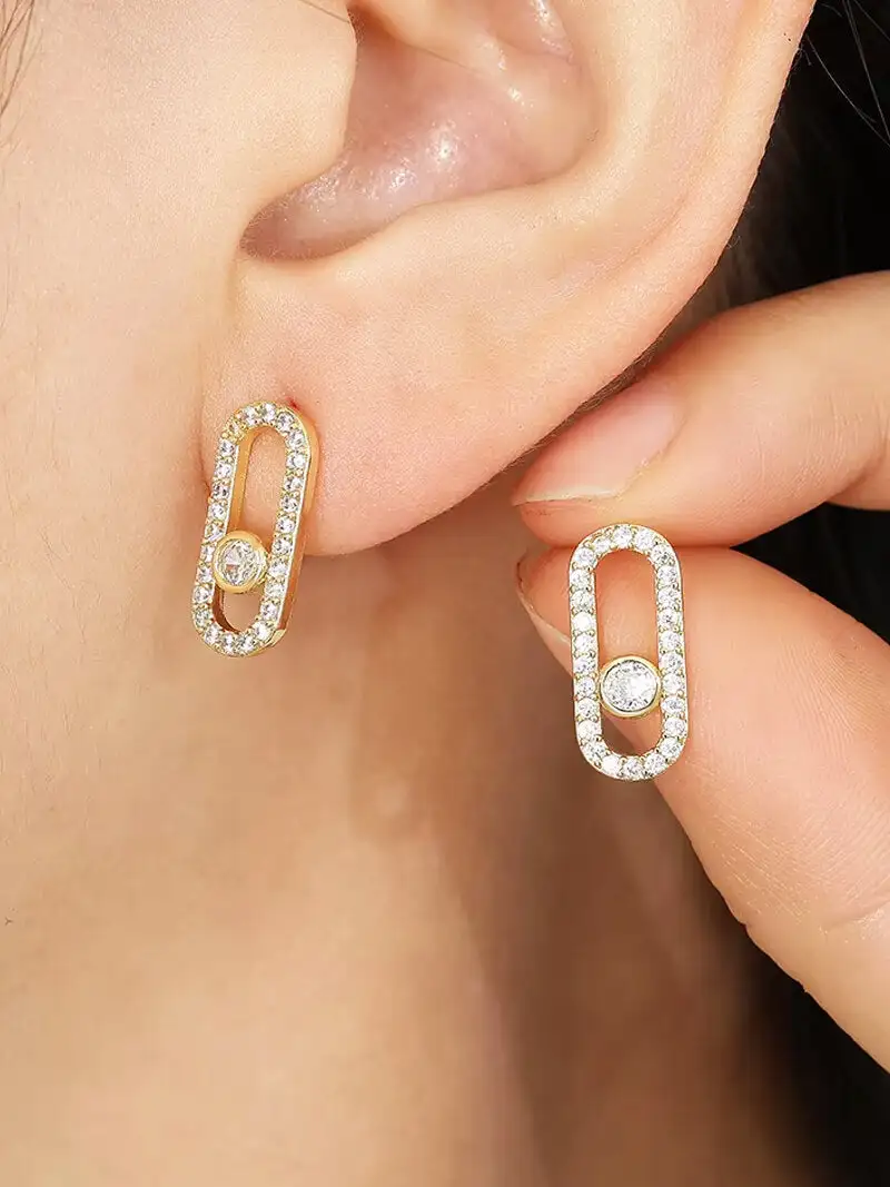 Draped Curved Earrings