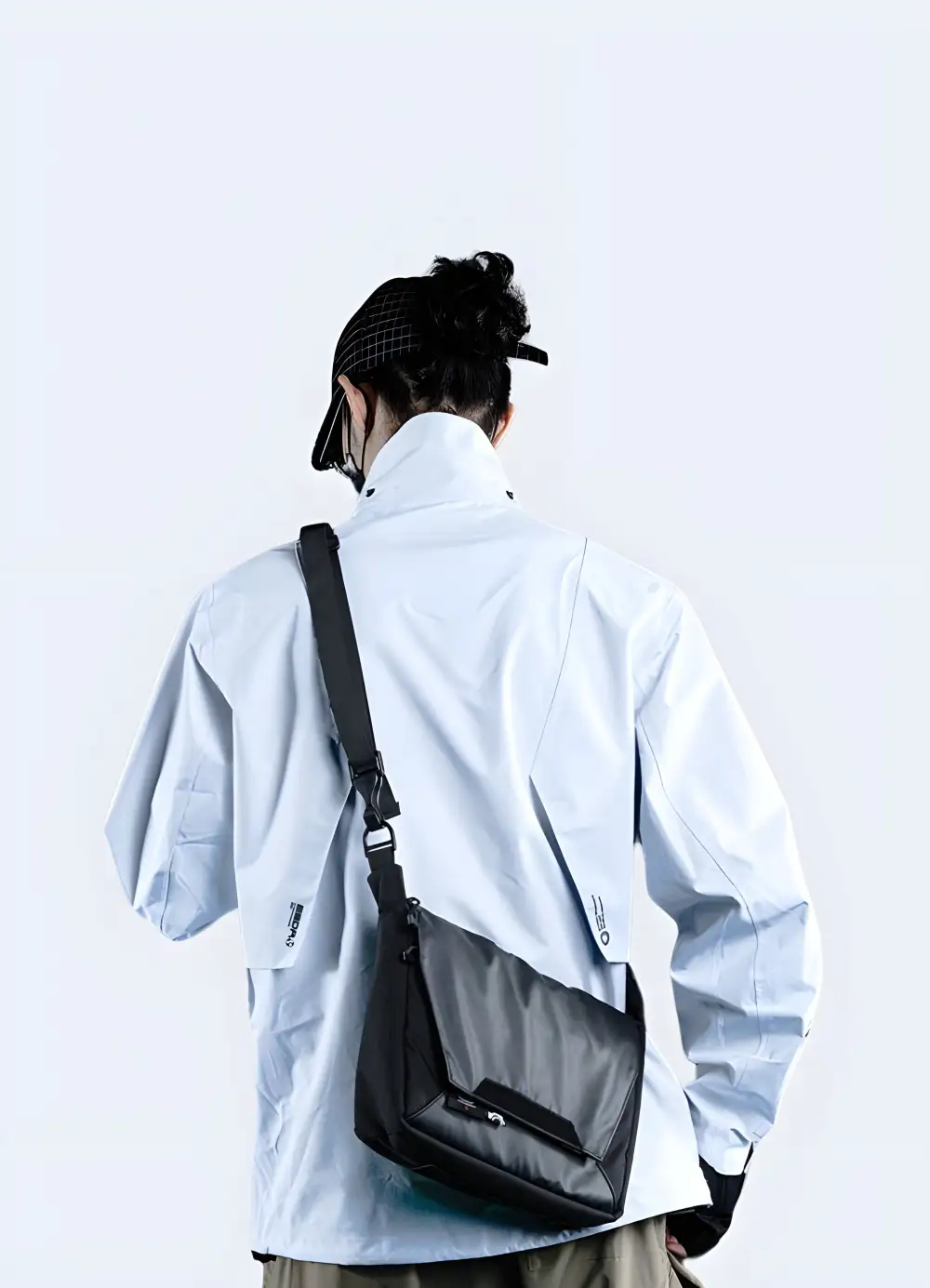Padded Strap Messenger Bag