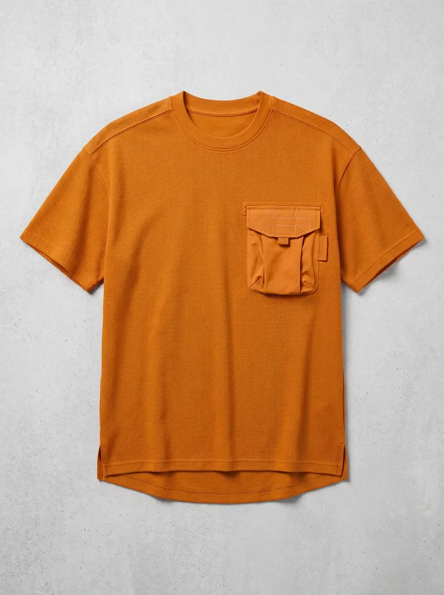 Practical Utility Finish Men's Cargo Pocket T-Shirt