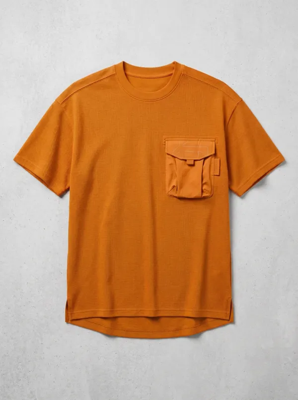 Practical Utility Finish Men's Cargo Pocket T-Shirt