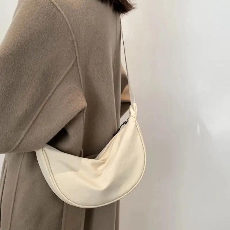 Soft Zip-Top Crossbody Bag