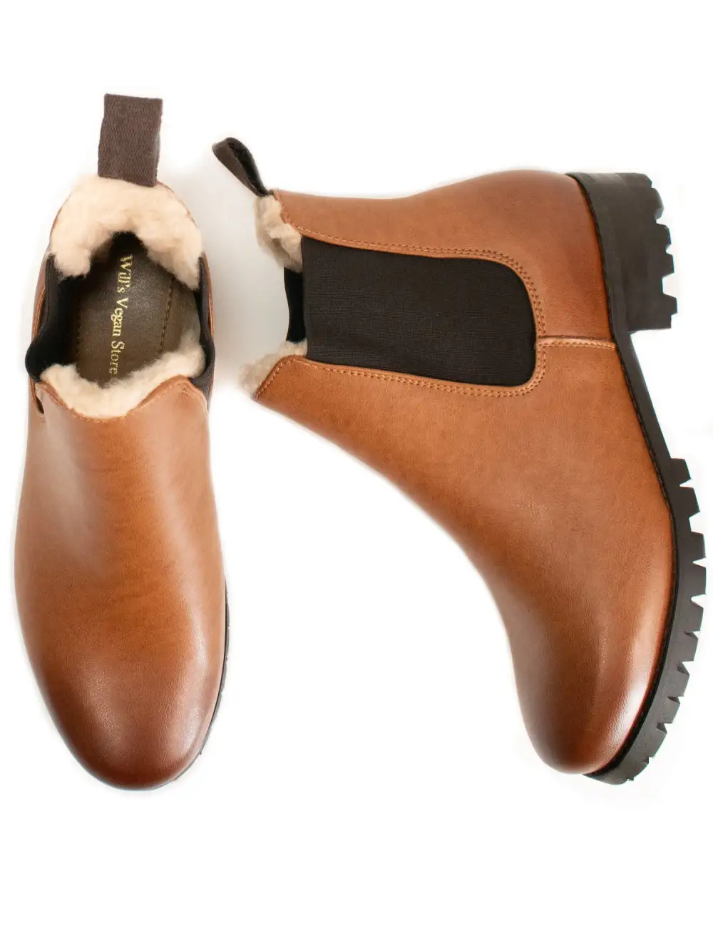 Women's Clean Profile Insulated Vegan Leather Chelsea Boots