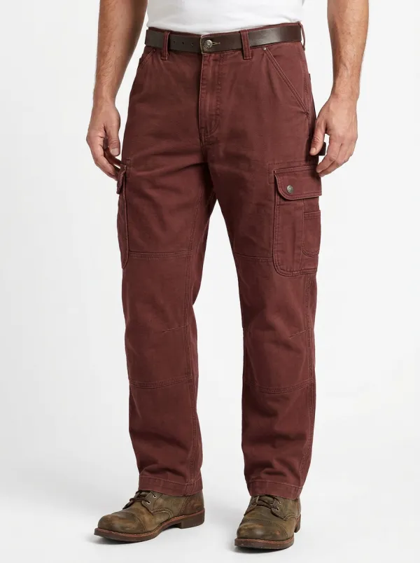 Men's Outdoor Utility Olive Green Multi-Pocket Cargo Pants