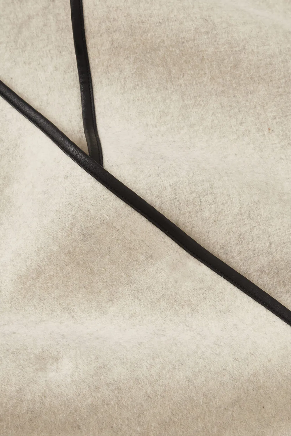 Asymmetric Hem Wool Jacket