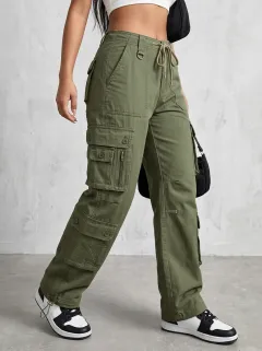 Signature Multi Pocket Activewear Women's Multi Pocket Cargo Pants
