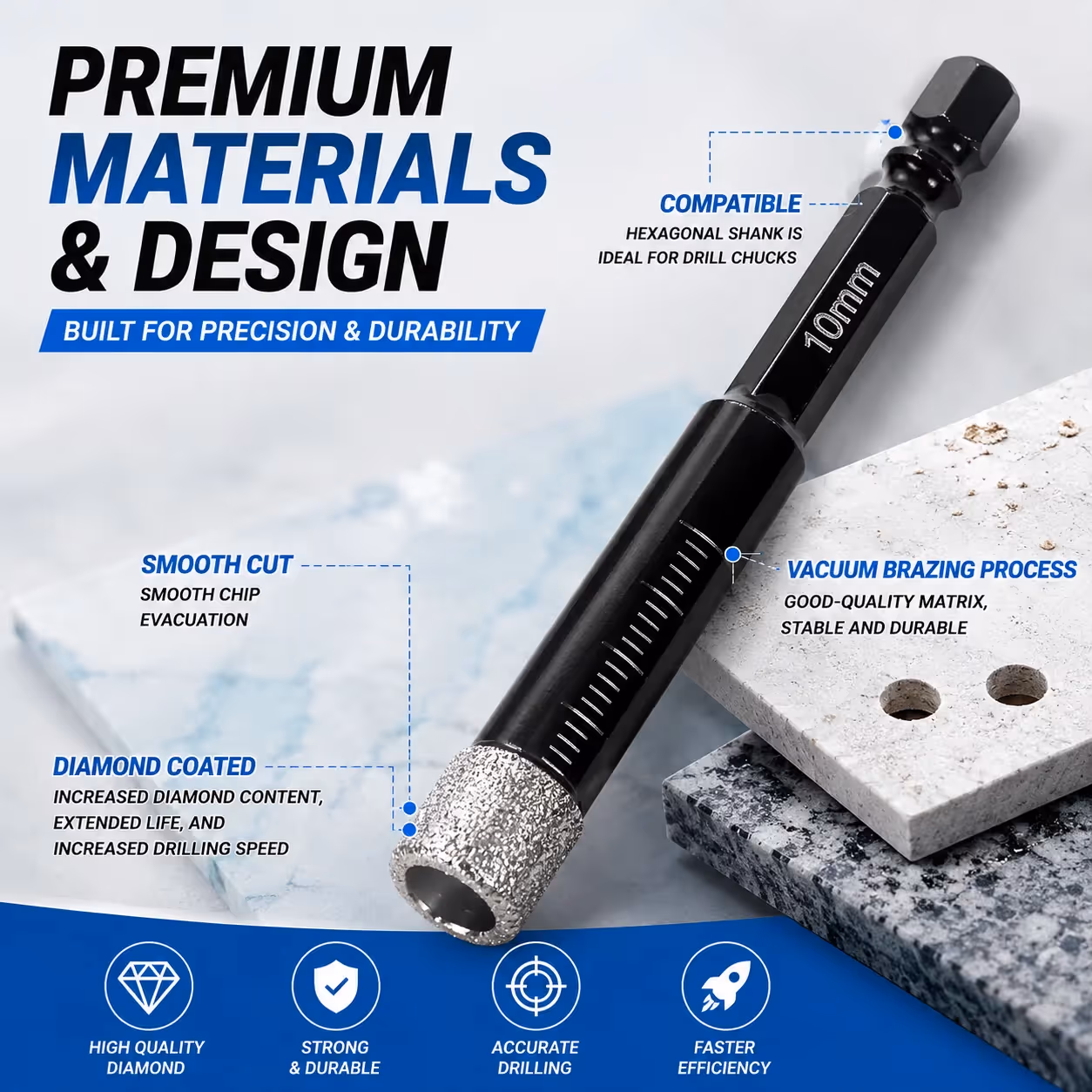 Diamond-Edge Bits for Controlled Openings — product detail 7