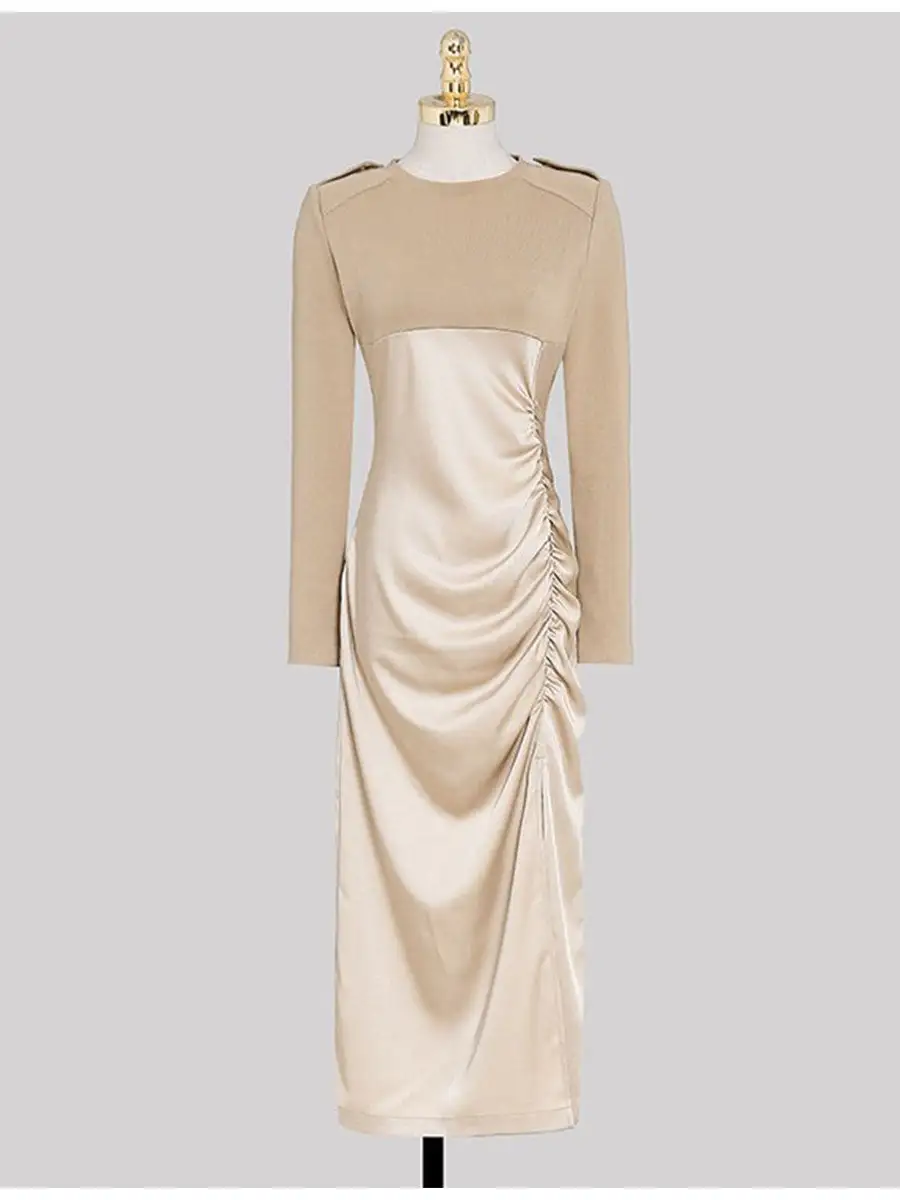 Satin Maxi Dress