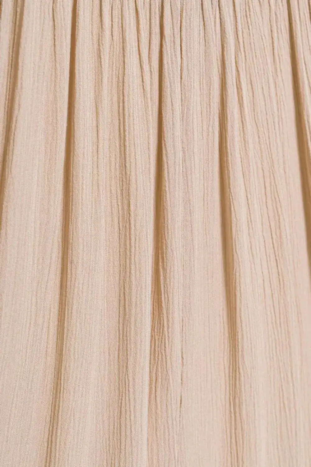 Gentle Smocked Pocket Detail Skirt