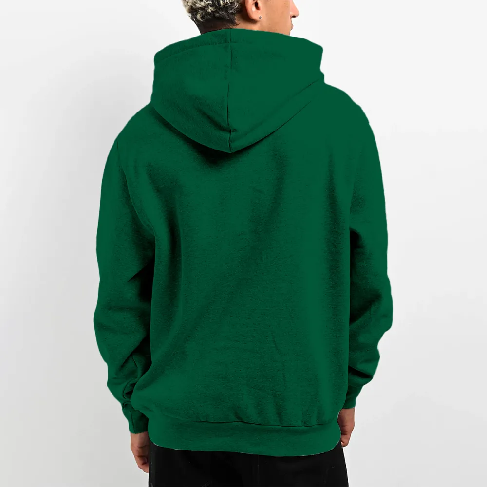 Sad Moon Print Hoodie