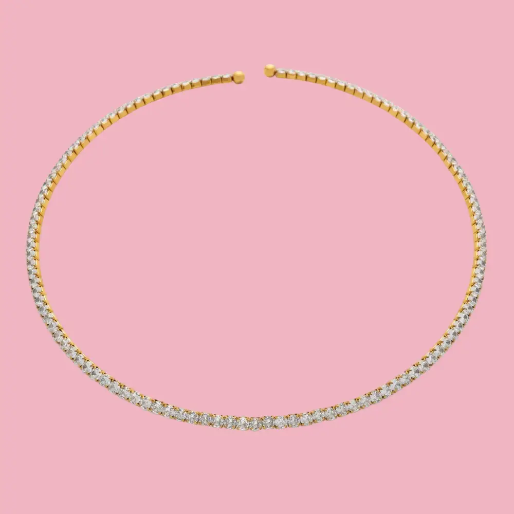 Refined Tennis Necklace