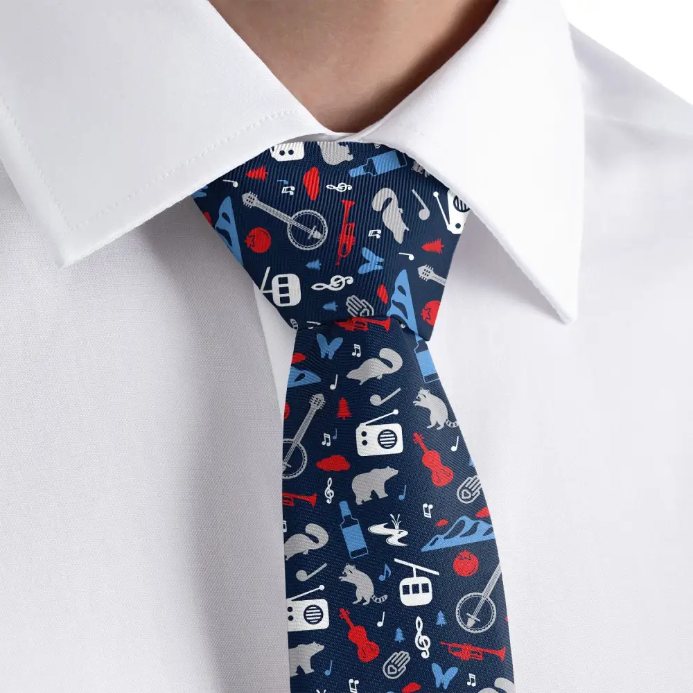 Timeless Heritage Emblem Detail Necktie
