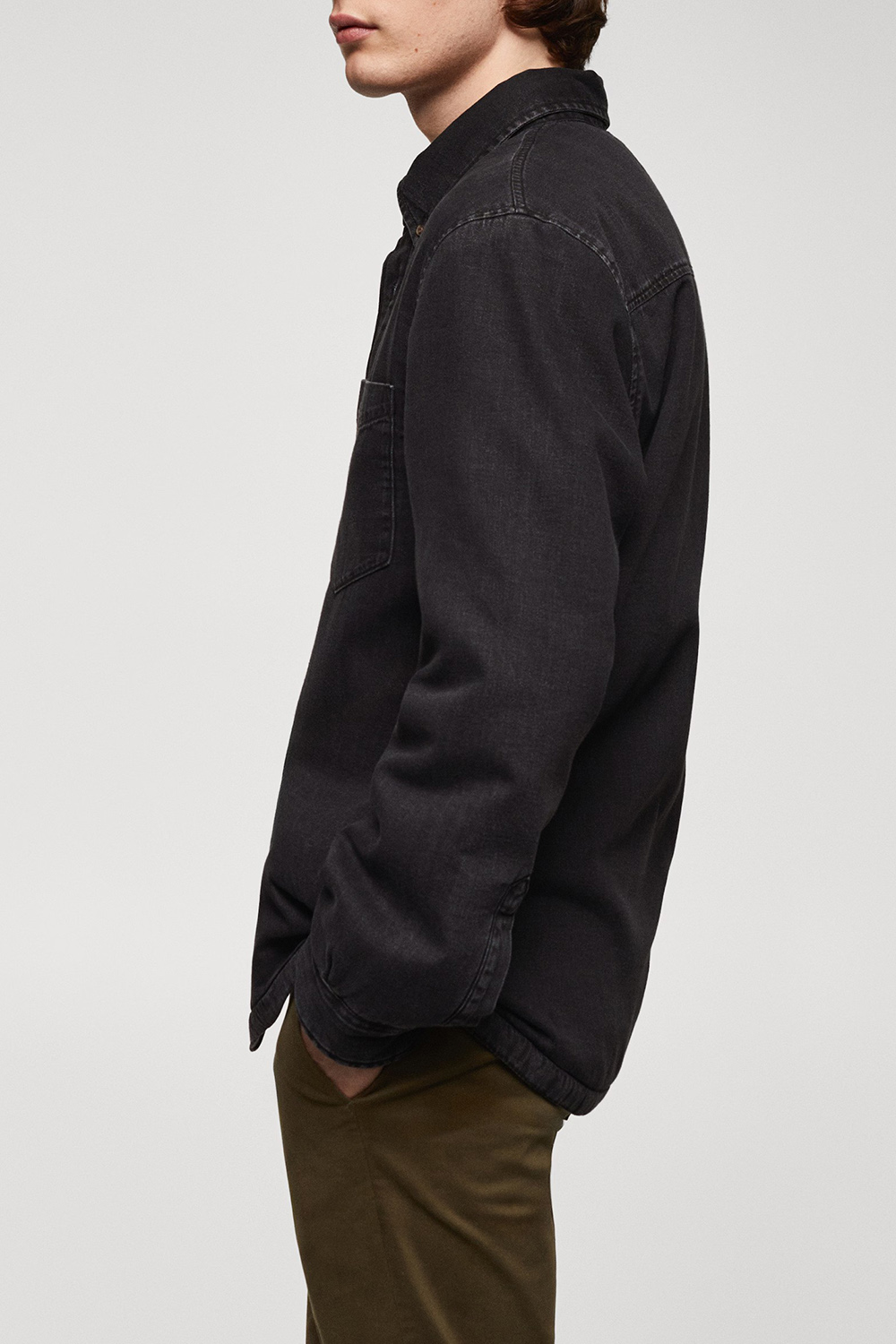 Quilted Denim Overshirt